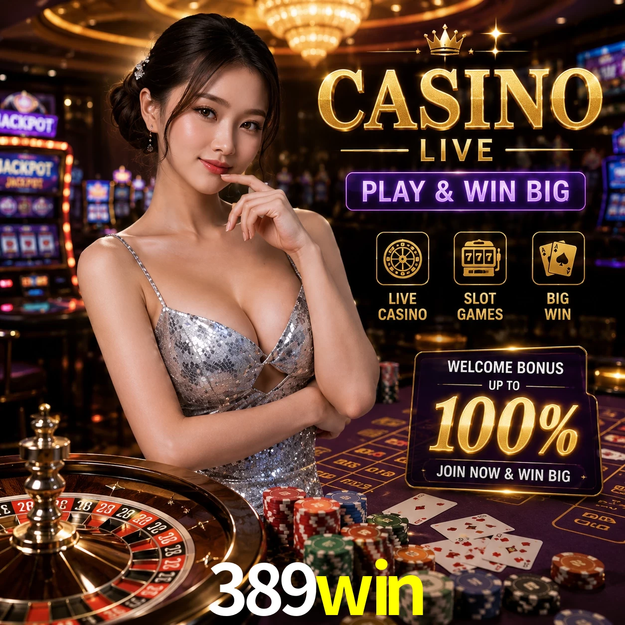 Aplicativo móvel 389win para iOS e Android
